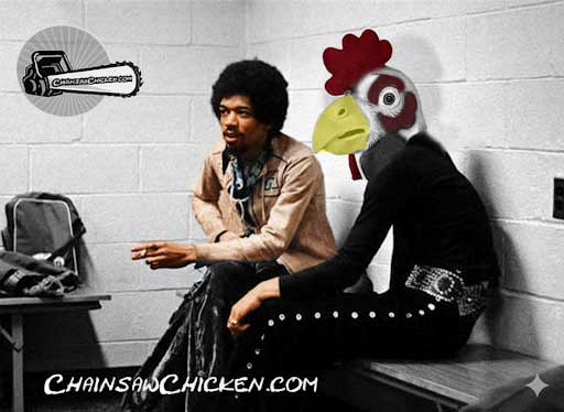 With Jimi Hendrix