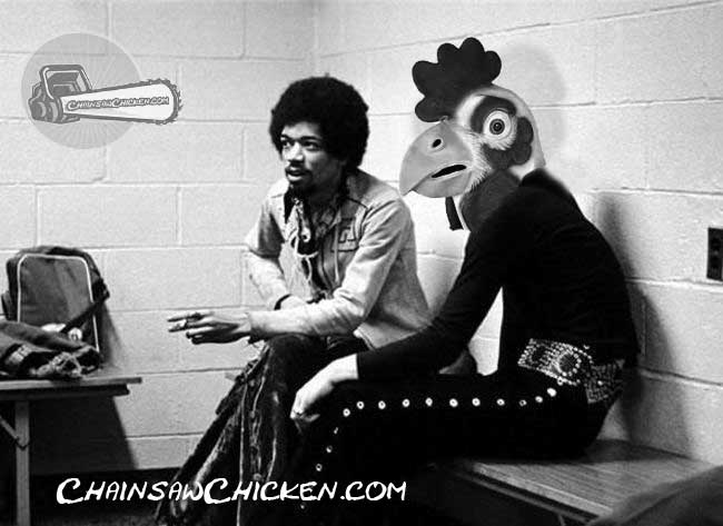 With Jimi Hendrix