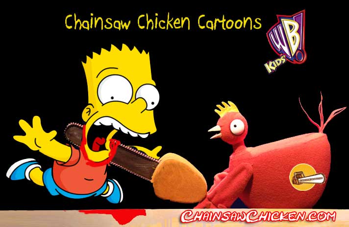 Chainsaw Chicken Cartoons