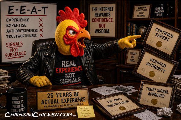 I Needed More E-E-A-T?