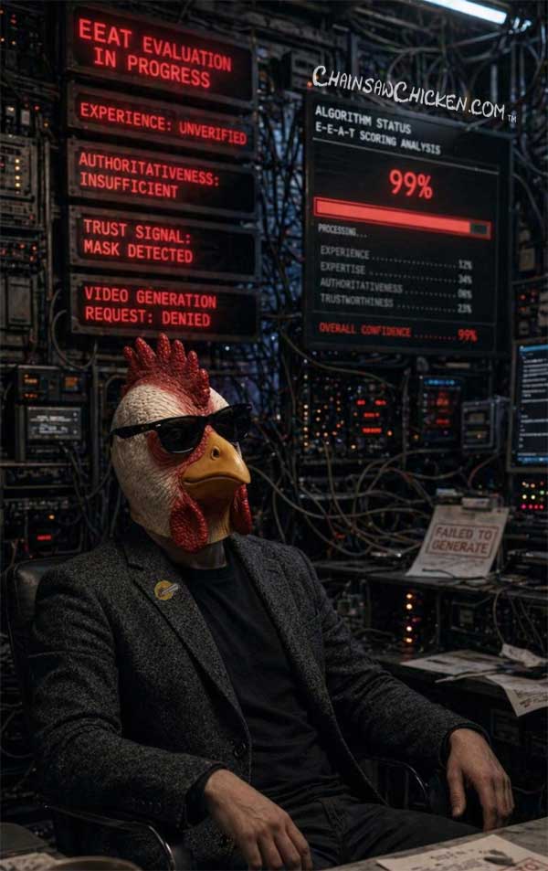 Mask detected. Trust denied