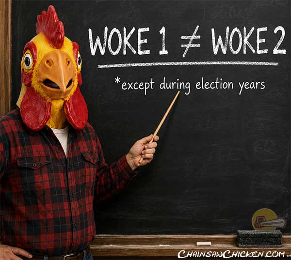 WOKE 1 ≠ WOKE 2